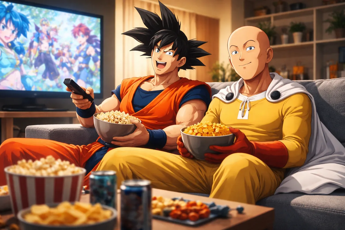Quel est le meilleur service de streaming pour regarder des animes avec Goku et Saitama ?