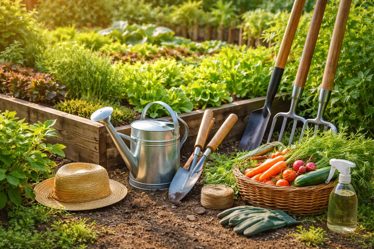 Quels outils de jardin pour un jardin potager et un désherbage naturel