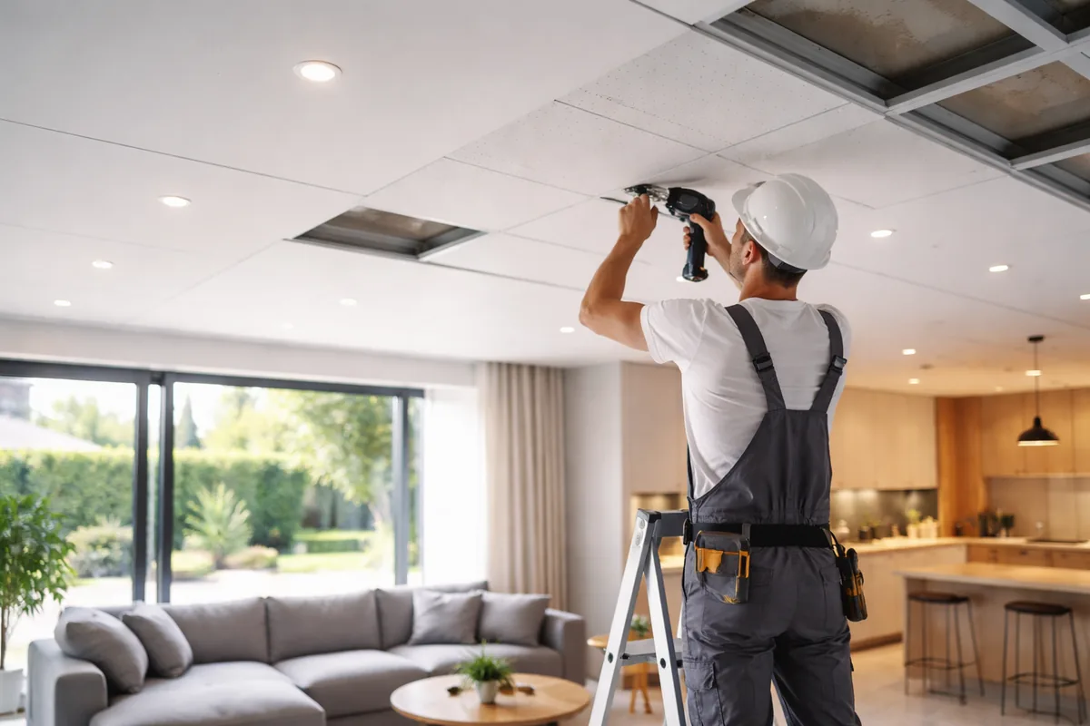 Les subtilités de la pose de faux plafond à Wambrechies