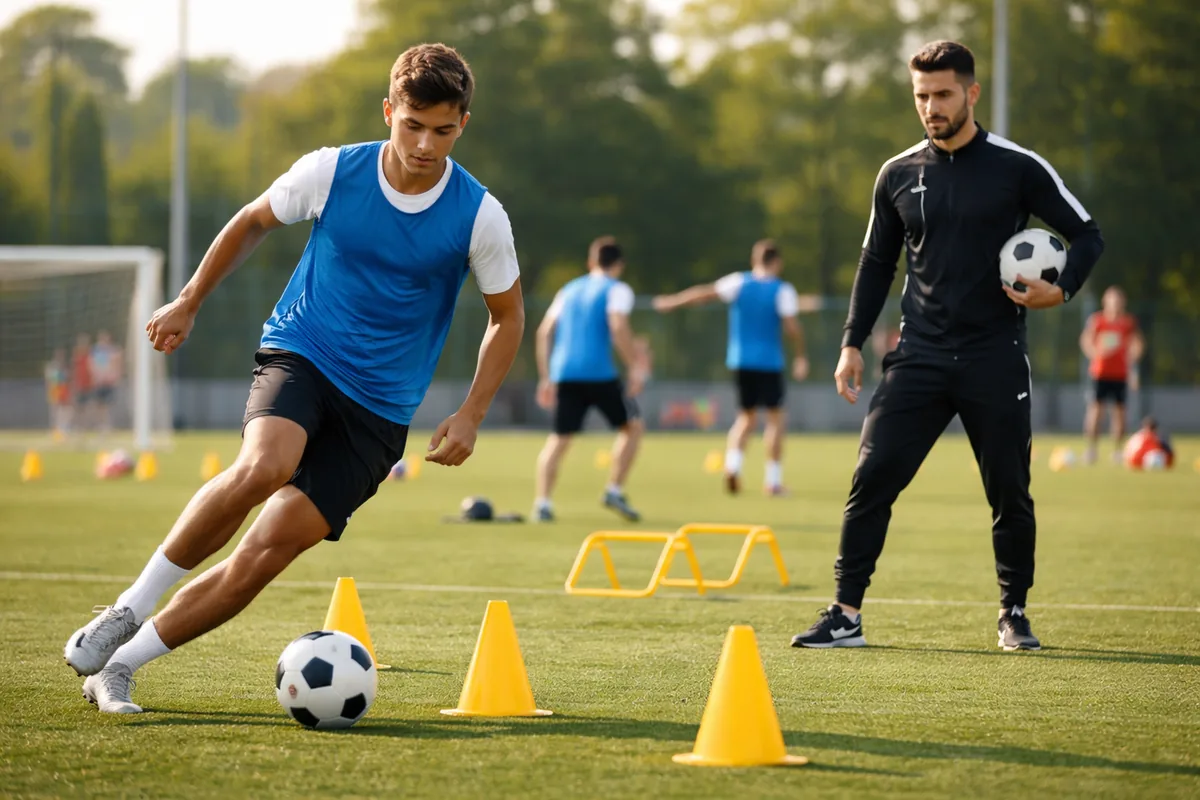 Comment choisir des exercices d'entraînement au football adaptés à chaque joueur